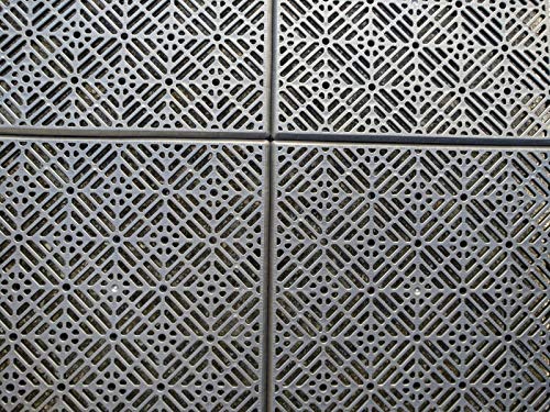 ANTIHUMEDADES Suelo Polipropileno en Losetas de Plástico 30x30cm (Gris)