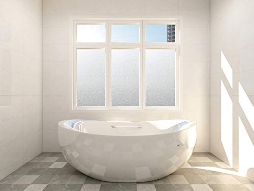 AOKKR Vinilo para Cristal Ventana, vinilos Decorativos Privacidad Pegatina Translúcida Adhesiva Decorativa del Vidrio Autoadhesiva,sin Dejar residuos, Ventana Esmerilada 60 * 200cm
