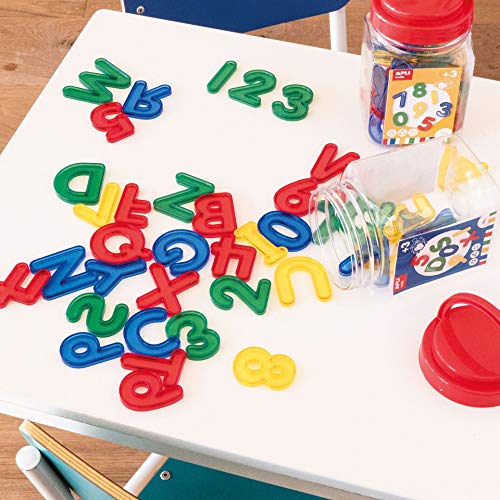 APLI Kids - Letras y números transparentes 36 uds.