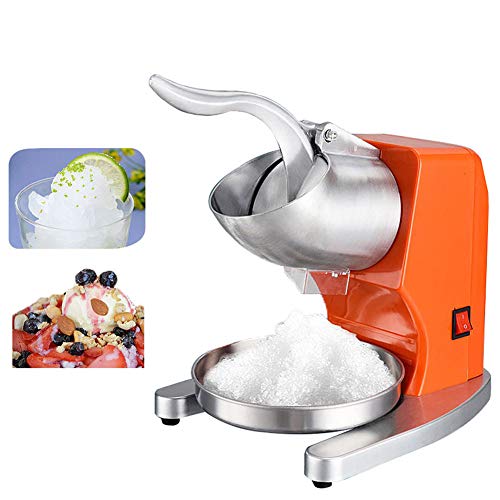 Aprilhp Trituradora de Hielo Electrica Profesional, Comercial Picadora de Hielo para Granizados y Mojitos, Maquina Granizados, Pica cubitos de hielo con mucha rapidez con 380W, Utensilios de Bar