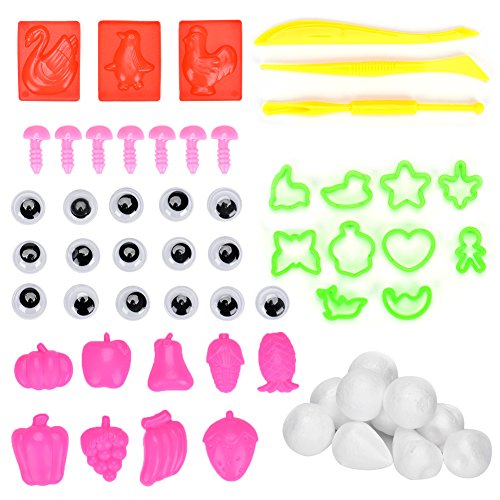 Arcilla Seca al Aire 36 Colores Cozywind DIY Slime Kit para Niños No Tóxico Arcilla Ultra Ligero Regalo Creativo Educativo Juguete,Incluido Moldes, Accesorios,Herramientas.