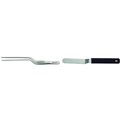 Arcos 606300 Pinza de emplatar, 200 mm + 614200 Espátula para emplatar, 90 x 20 mm (Display.)