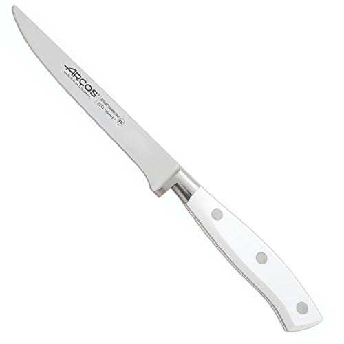 Arcos Riviera Blanc - Cuchillo deshuesador, 130 mm (estuche)