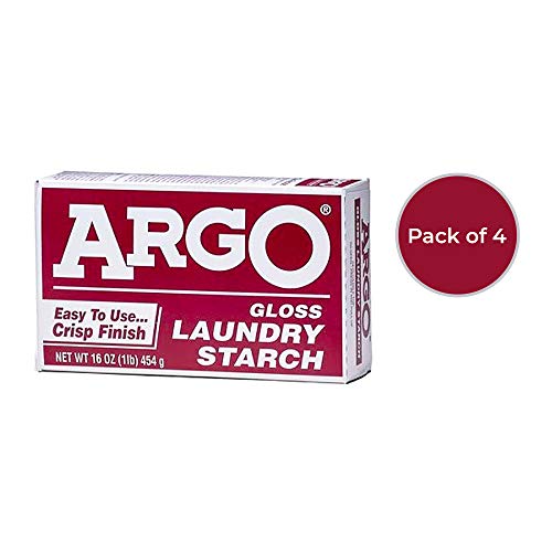 Argo - Almidón para lavandería, 454 g, 4 unidades