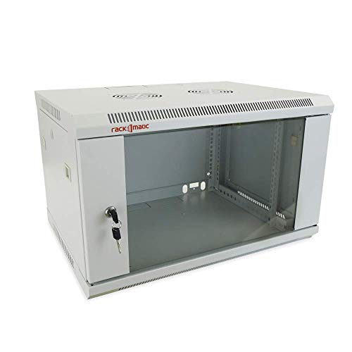 Armario Rack Mural 19" 6U 600x450x370mm Pared Blanco SOHORack de RackMatic