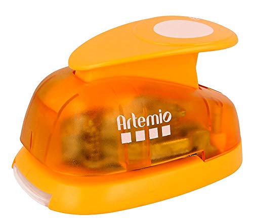 Artemio – 3,5 cm 3,33 cm Palanca Perforadora de Papel, Color Naranja