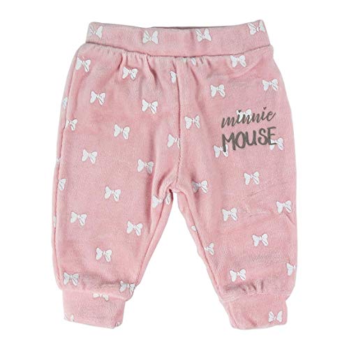 ARTESANIA CERDA Conjunto 2 Piezas Velour Minnie Ropa, Rosa (Rosa C07), 12m para Bebés