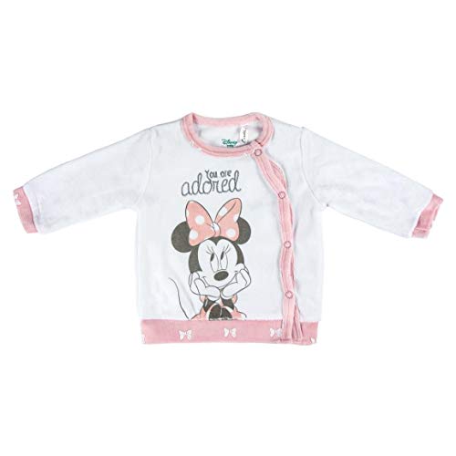 ARTESANIA CERDA Conjunto 2 Piezas Velour Minnie Ropa, Rosa (Rosa C07), 12m para Bebés