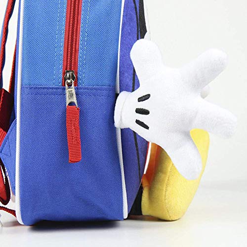 Artesania Cerda Personaje Mickey - Mochila Infantil, 31 cm, Azul