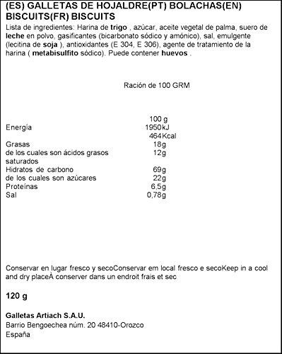Artiach - Princesa - Galletas con corazón - 1 paquete de 120 gr.