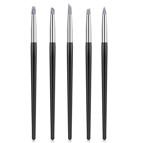 Artist Paint Brush Set Pinceles Profesionales para Punta de Goma de Silicona Pincel de pintura del artista Set Silicon Brushes para pintar enmascarado Fluid Clay Moulding
