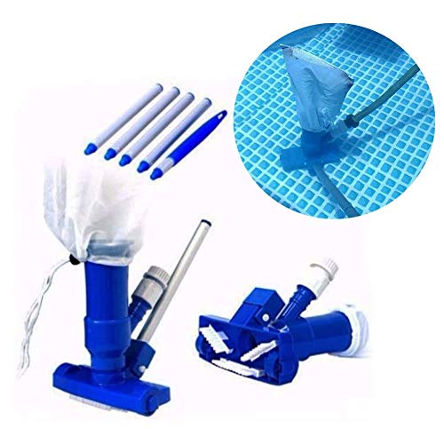 Aspirador De Piscinas Para Eliminar Residuos De Piscinas, Limpiar Pisos, Aspiradoras de Mano para Piscinas, Paredes Y Escalones, Suministros De Limpieza De Piscinas Con Conectores De Manguera Rápidos