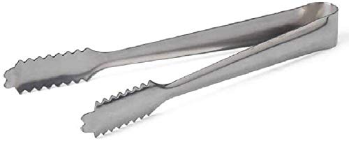 ASZS Alimentación Helados Abrazadera de Acero Inoxidable Pinzas, Hielo portátil Cubo Tong Barbacoa Duradero Barbacoa Clip del Favor de la Barra de Herramientas de la panadería Cocina Pinzas 3pcs 9.19