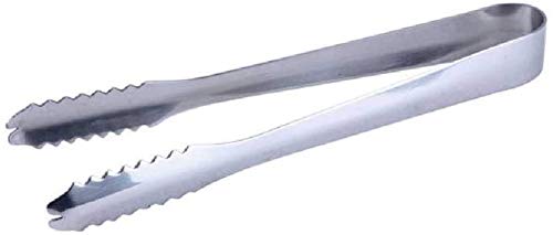 ASZS Alimentación Helados Abrazadera de Acero Inoxidable Pinzas, Hielo portátil Cubo Tong Barbacoa Duradero Barbacoa Clip del Favor de la Barra de Herramientas de la panadería Cocina Pinzas 3pcs 9.19