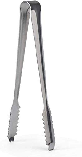 ASZS Alimentación Helados Abrazadera de Acero Inoxidable Pinzas, Hielo portátil Cubo Tong Barbacoa Duradero Barbacoa Clip del Favor de la Barra de Herramientas de la panadería Cocina Pinzas 3pcs 9.19