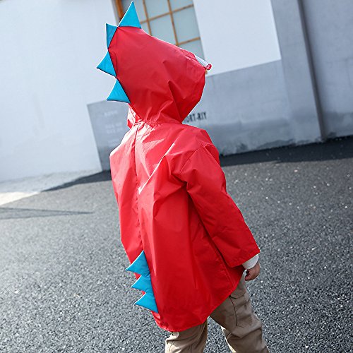 Aubess - Chaqueta impermeable para niños y niñas