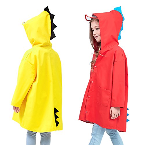 Aubess - Chaqueta impermeable para niños y niñas