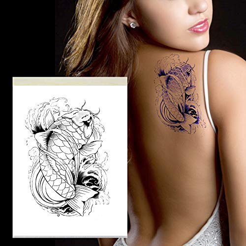 Auped 50 hojas A4 Papel de transferencia de tatuajes - Papel de transferencia de plantilla térmica para tatuar Copia Papel de calco de carbono.