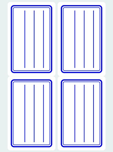 Avery ecol20 bolsita de 20 etiquetas escolares 36 x 56 mm) azul
