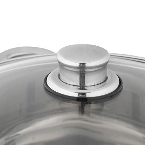 axentia Olla Universal, Acero Inoxidable, Acero Inoxidable, Plata, 20 Liter Volumen