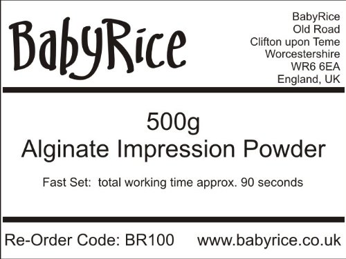 BabyRice - Polvo cromático para hacer moldes (cambia de color, 500g, se debe añadir agua)