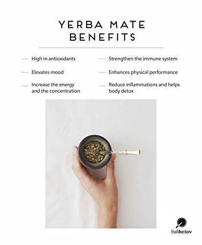 BALIBETOV Mate Argentino - Set de Mate de Madera de Palo Santo Envuelto en Aluminio - Producto Natural Hecho a Mano con Bombilla (Sorbete) para Yerba Mate (Madera con Base Aluminio)