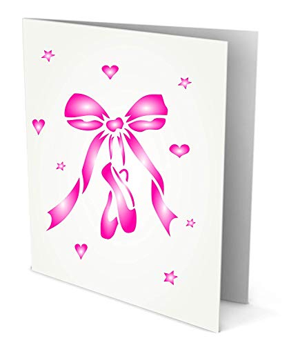 Ballet plantilla reutilizable plantillas para pintura – mejor calidad álbumes de pared Arte decoración Ideas – uso en paredes, suelos, tejidos, cristal, madera, carteles, y más... S