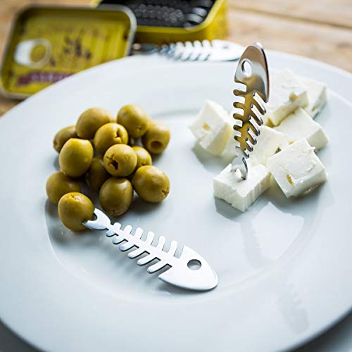 Balvi - Tenedor aperitivo Sardines, pack de 6