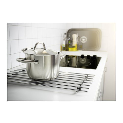 BanBao LÄMPLIG Olla Rejilla, Acero Inoxidable, Plateado, 50 cm
