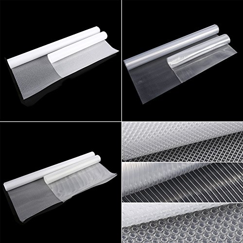 Bandeja de cajón EVA no Adhesivo Liner Transparente Antideslizante para cajones para armarios (Color : #3, tamaño : 120 * 45cm)
