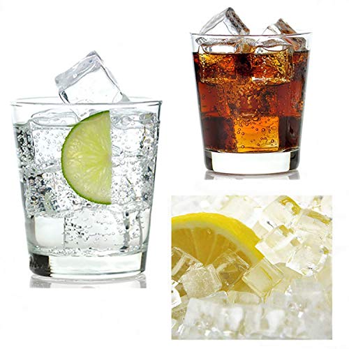 Bandeja de Cubitos Hielo Molde Cubitos de Hielo de Silicona 160 de Rejilla Hielo Fabricante Molde Congelado Herramientas de Cocina Bar Hotel Restaurante Juego de 2(Transparente)