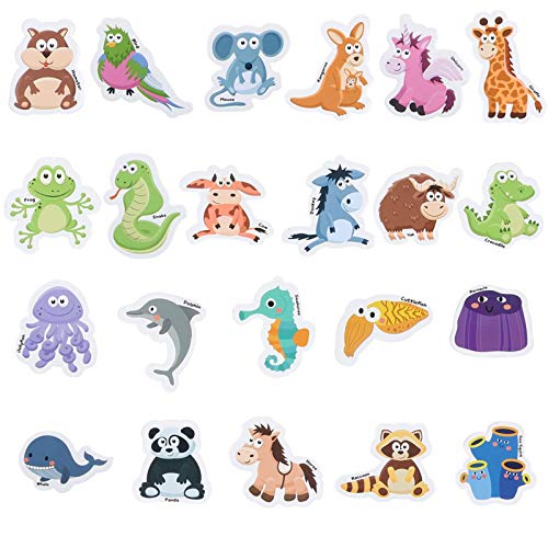 Baobë Animales magnéticos ，Imanes Nevera para niños,Animales imanes niños