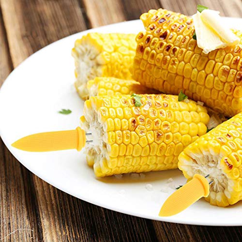 barbacoa pinchos morunos Fellibay Pinchos para mazorcas de maíz 12 soportes para maíz y pinzas para barbacoa