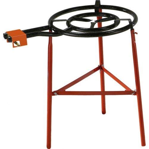 Base roja para quemador de gas.