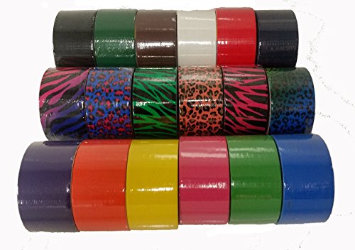 Bazic variété Lot d'impression et de solides Couleurs (Brights et couleurs) Régulièrement tous usages Duct Tape, 7.53448E+11