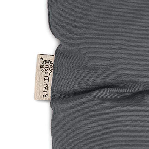 Beautissu Cojín Palet, sofá-Palet y europalet Eco Style - Cojín de Asiento para europalet 120x80x15 cm - Color: Gris Grafito - Cojín: Asiento