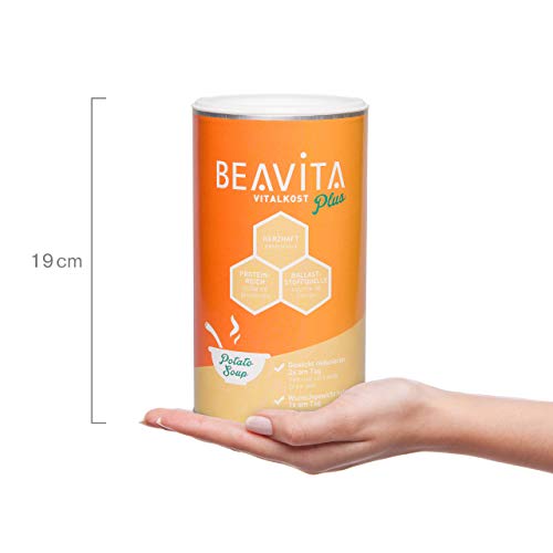 BEAVITA Vitalkost Plus - Sopa de patata para adelgazar fácilmente – 500g (10 porciones) – Sopa sustitutiva con solo 205 calorías – Ideal para perder peso - Con vitaminas, nutrientes y proteína