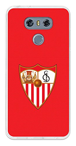 BeCool Funda Gel Flexible Sevilla FC para LG G6 - Carcasa TPU Licencia Oficial Sevilla FC Escudo 3