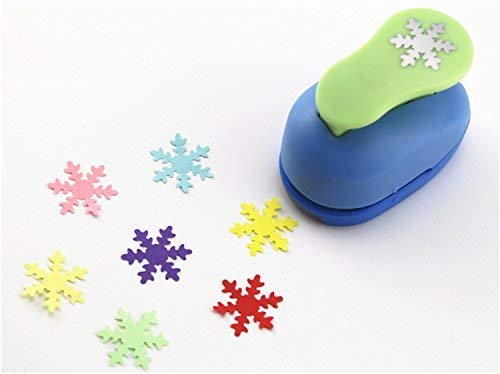 BeGrit Juego de punzones decorativos para manualidades diseño de estrella de copo de nieve forma de árbol de Navidad para tarjetas tarjetas álbumes de recortes bricolaje festival de Navidad 6 piezas