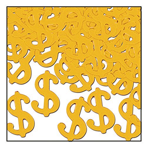 Beistle Fanci-Fetti Dólar de ehrin Kelley