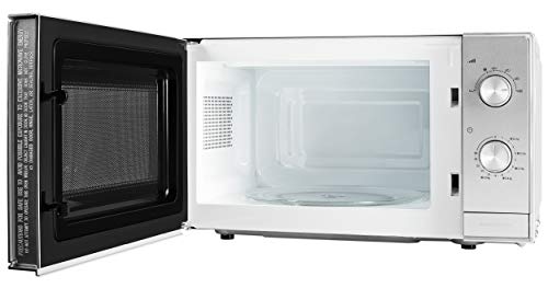 Beko MOC 20100 S Encimera 20 L Plata - Microondas (Encimera, 20 L, Giratorio, Plata, 24,5 cm, 700 W)