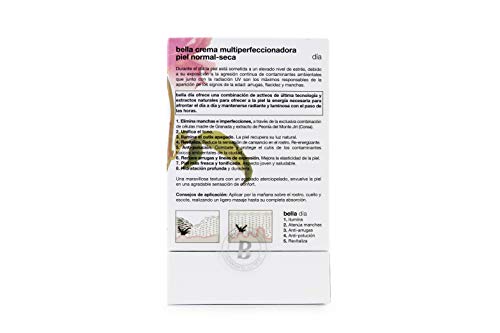 Bella Aurora Bella Crema Facial Día Hidratante Mujer Anti-Edad para Piel Normal o Seca Tratamiento para la Cara Anti-Manchas SPF 20, 50 ml