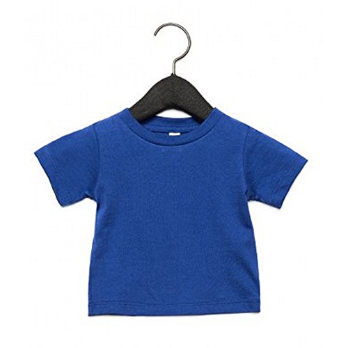 Bella + Canvas Camiseta de Manga Corta con Cuello Redondo Para Bebé (6-12 Meses/Amarillo)