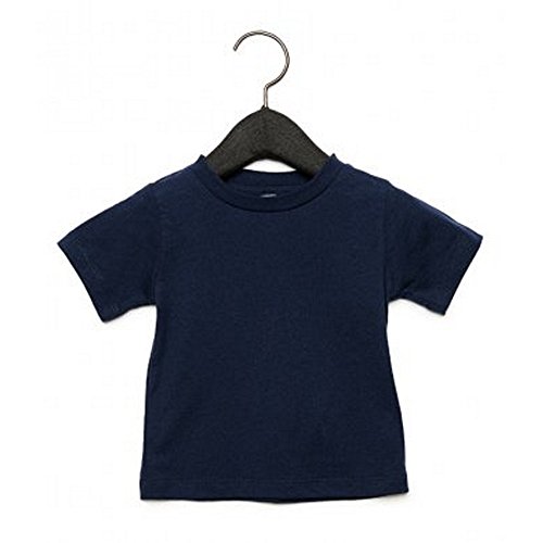 Bella + Canvas Camiseta de Manga Corta con Cuello Redondo Para Bebé (6-12 Meses/Amarillo)