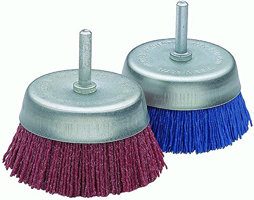Bellota 50826-75B - Cepillo industrial taza, grano de nailon de 75 mm