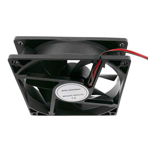 BeMatik - Ventilador de chasis 90x90x25 mm de 12 VDC para Caja de Ordenador (VL017)