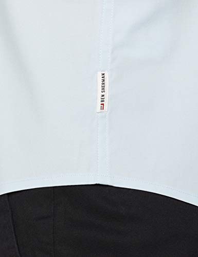 Ben Sherman LS Stretch Poplin Shirt Camisa Casual, Cielo Azul (Sky), XXL para Hombre
