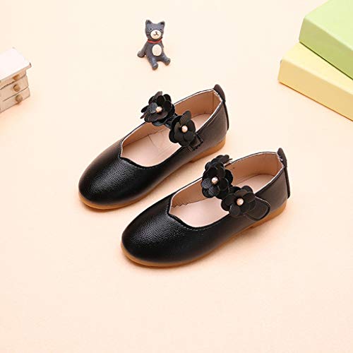 Berimaterry Elegantes Suela Blanda Zapatos de Princesa 2019 Verano Zapatos de Bebé Zapatillas de Cuero Niño Niña Patucos de Piel con Elástico Primeros Pasos 1-5 Año de Edad