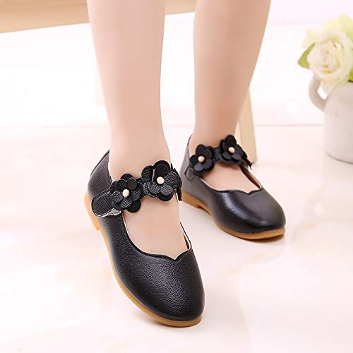 Berimaterry Elegantes Suela Blanda Zapatos de Princesa 2019 Verano Zapatos de Bebé Zapatillas de Cuero Niño Niña Patucos de Piel con Elástico Primeros Pasos 1-5 Año de Edad