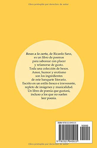 Besos a la carta: (Poesía. Amor, humor y erotismo)